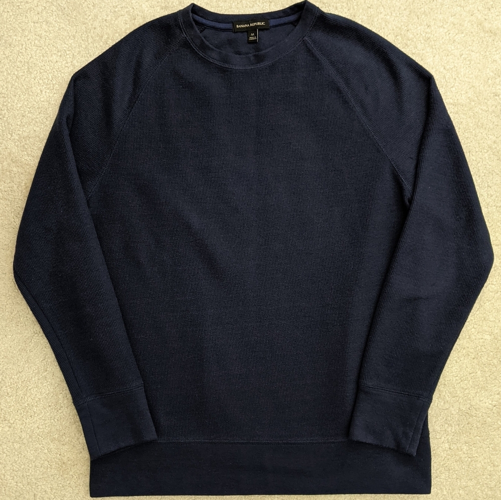 Banana Republic blue sweatshirt medium